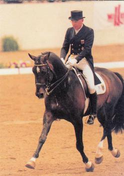 1995 Collect-A-Card Equestrian #38 Reiner Klimke / Biotop Front